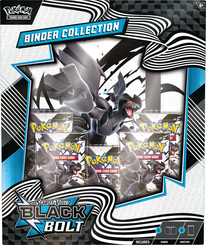Pokemon SV10.5 Black Bolt Binder Collection (MAX 1) | Catcha Card Gaming Pokemon SV10.5 Black Bolt Binder Collection (MAX 1) | Catcha Card Gaming