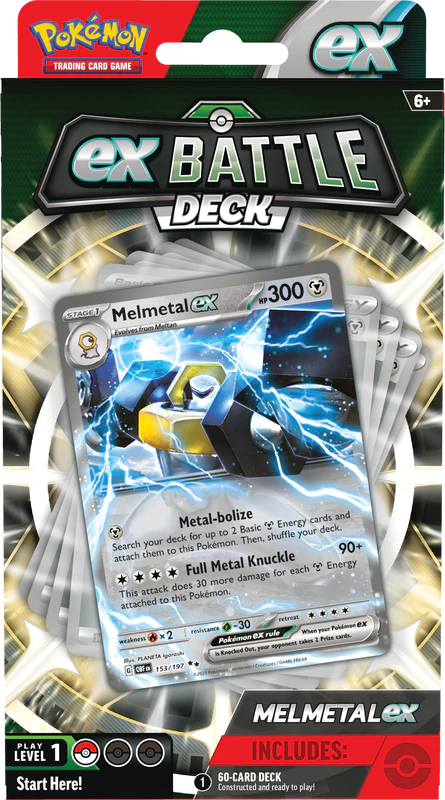 Pokemon Melmetal/Houndoom Ex Battle Deck