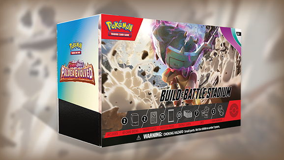sv2 booster box Pokemon SV2 Paldea Evolved Build & Battle Stadium