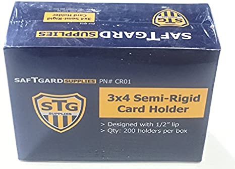 SafTGard Semi-Rigid 3x4 Card Holders