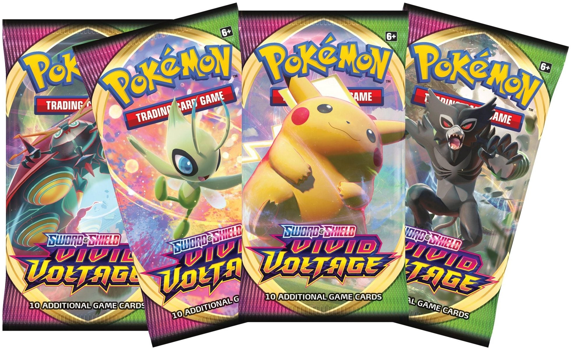pokémon tcg: scarlet & violet-surging sparks booster display box Pokémon TCG: Sword & Shield-Vivid Voltage Booster 4-Pack(Artwork Set) – Pro  Collect Shop main image 0