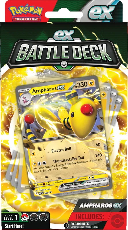Pokemon Ampharos Ex/Lucario Ex Battle Deck