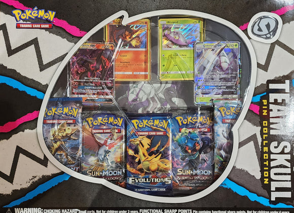 Pokemon Box Set - Team Skull Pin Collection