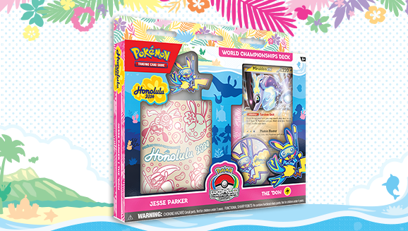 2024 pokemon world championships promo card Pokemon 2024 TCG World Championships Deck Display