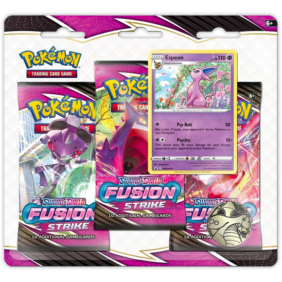 Pokemon Fusion Strike 3 Pack Blister