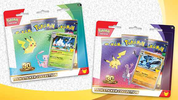 Pokémon TCG: 30th Celebration Tech Sticker Collection (Ships sept 17)