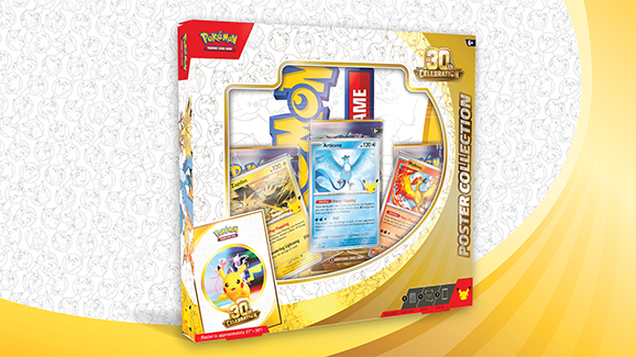 Pokémon TCG: 30th Celebration Poster Collection (ships Sept 17)