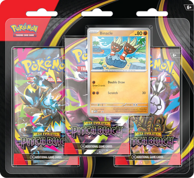Pokemon ME05 Pitch Black 3pk Blister