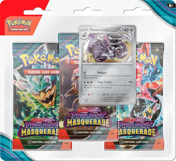 Pokemon SV6 Twilight Masquerade 3pk Blister - 0