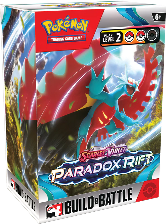Pokemon SV4 Paradox Rift Build And Battle Box Kit