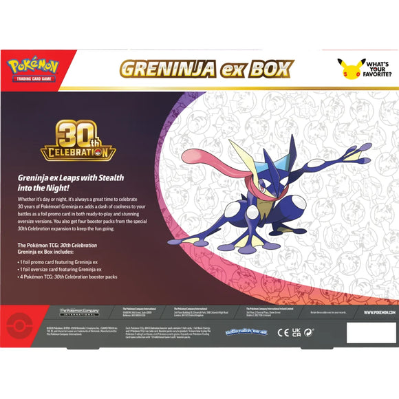 Pokémon TCG: 30th Celebration Sylveon ex Box and Greninja ex Box (Ships Sept 17)