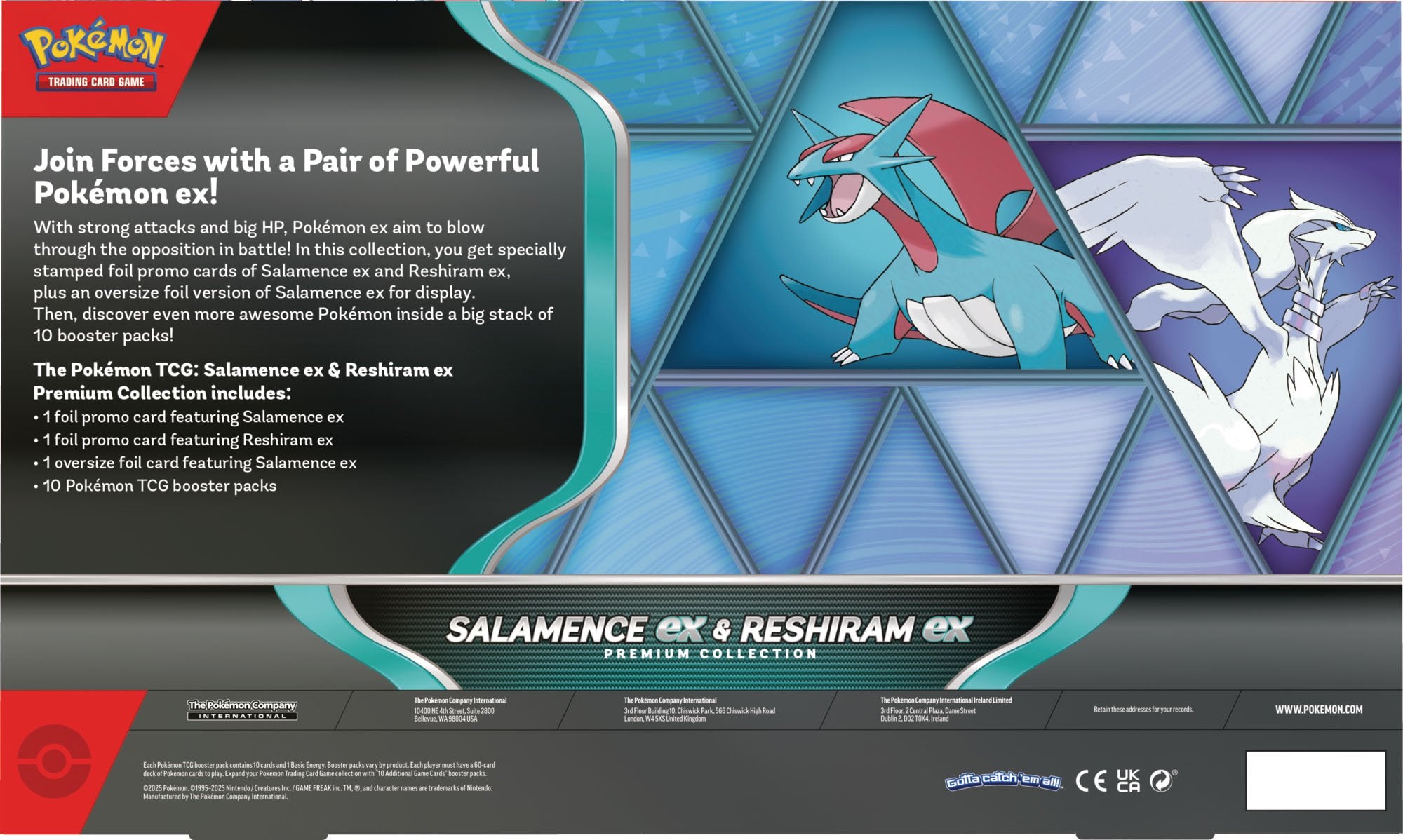 Pokemon - Salamence ex & Reshiram ex Premium Collection - 0