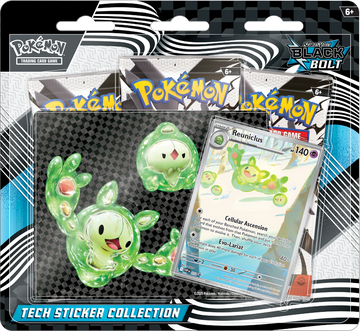 Pokemon SV10.5 Black Bolt Tech Sticker Collection