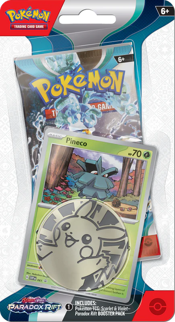 Pokemon SV4 Paradox Rift Checklane Blister