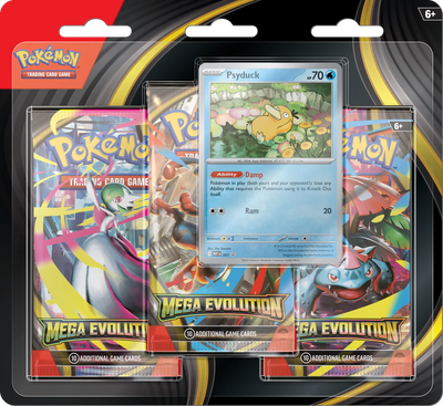 Pokemon ME01 Mega Evolutions 3-Pack Blister (MAX 1) - 0