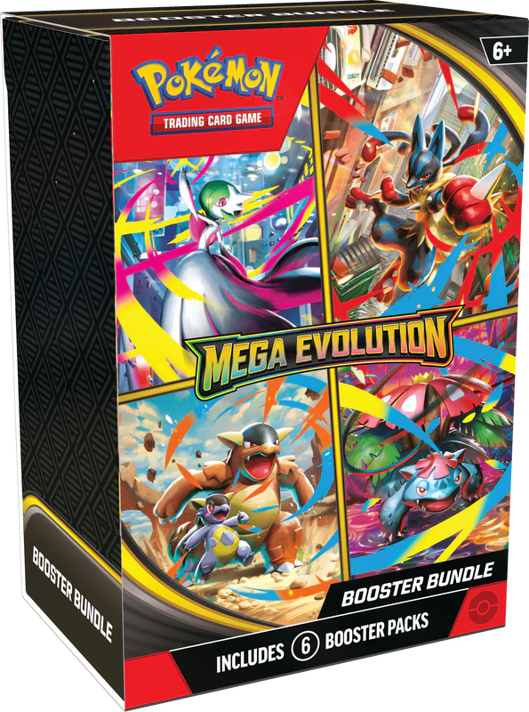 Pokemon ME01 Mega Evolutions Booster Bundle (Max 1) (Pre Order Ships Sept 26)
