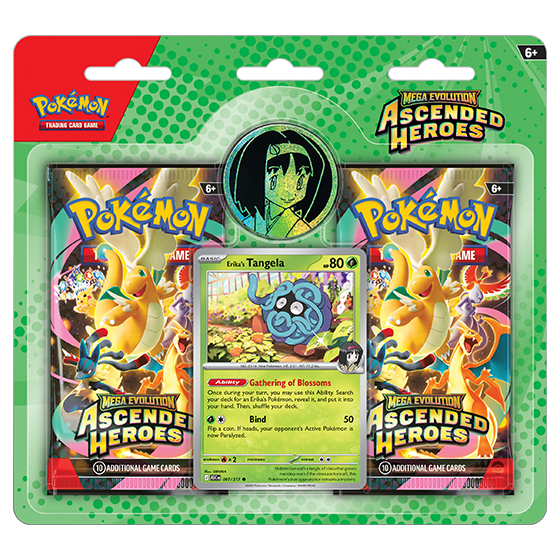 Pokemon TCG: Mega Evolution — Ascended Heroes Collection — Erika/Larry (MAX 1 Total)