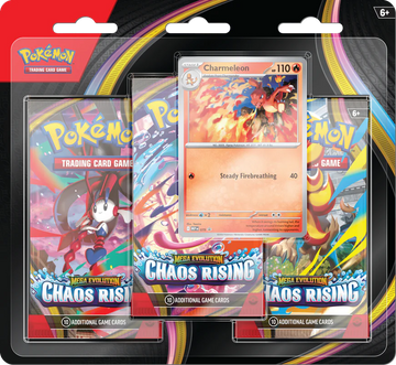 Pokemon ME04 Chaos Rising 3-Pack Blister