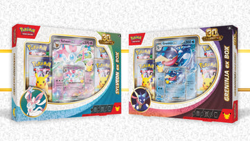 Pokémon TCG: 30th Celebration Sylveon ex Box and Greninja ex Box (Ships Sept 17)