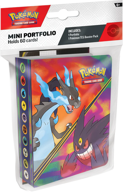 Pokemon Mini Portfolio Q1 2026 (Comes with 1 booster pack)