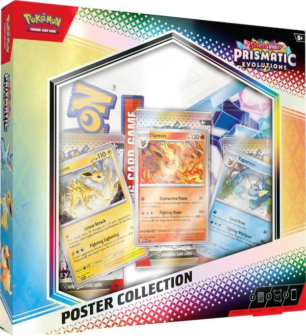 (Pre-Order Ships JAN 17) Pokemon SV8.5 Prismatic Evolutions Poster Collection