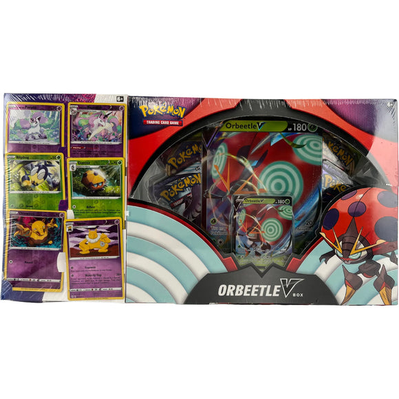 Pokemon Box Set - Orbeetle V (6 Extra Promo Cards) *