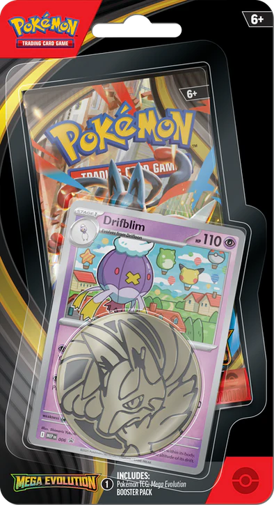 Pokemon ME01 Mega Evolutions Checklane Blister (Max 1) (Pre Order Ships Sept 26)