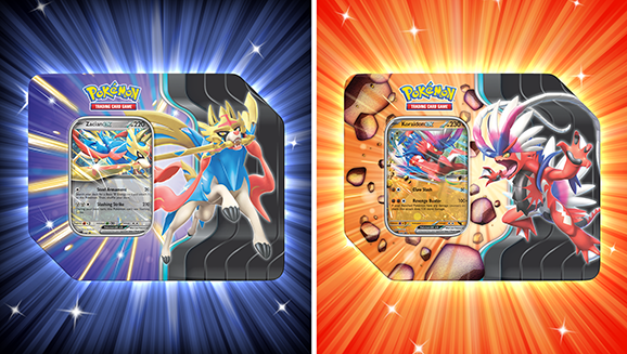 Pokemon Slashing Legends Tin