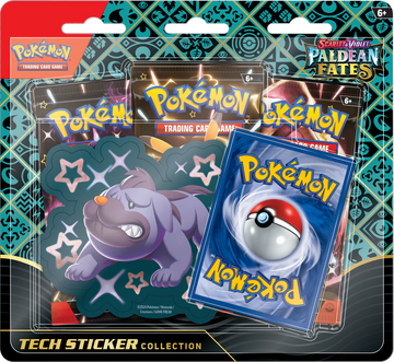 Pokemon SV4.5 Paldean Fates Tech Sticker Collection - 0