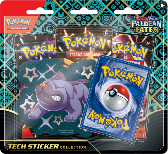 Pokemon SV4.5 Paldean Fates Tech Sticker Collection