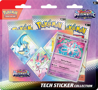 (Pre-Order Ships JAN 17) Pokemon SV8.5 Prismatic Evolutions Tech Sticker Collection