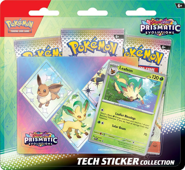 (Pre-Order Ships JAN 17) Pokemon SV8.5 Prismatic Evolutions Tech Sticker Collection