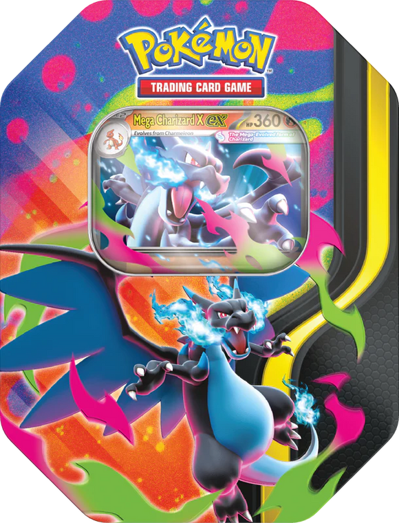 Pokémon TCG: Mega Charizard X Y Tin (Max 1 Total)