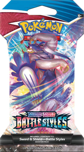 Pokemon 1pk Blister - SWSH5 Battle Styles Sleeved