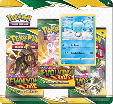 Pokemon SWSH7 Evolving Skies 3PK Blister - 0