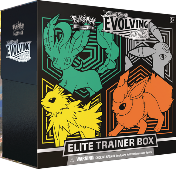 Pokemon SWSH7 Evolving Skies Elite Trainer Box (Jolteon/Leafeon/Flareon/Umbreon)