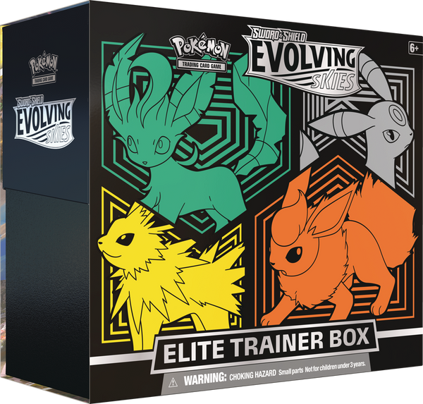 Pokemon SWSH7 Evolving Skies Elite Trainer Box (Jolteon/Leafeon/Flareon/Umbreon)