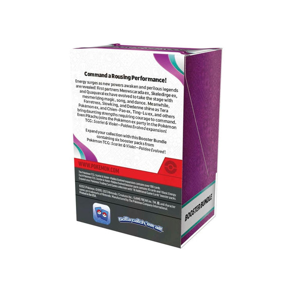 Pokemon SV2 Paldea Evolved Booster Bundle