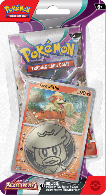 Pokemon SV2 Paldea Evolved Checklane Blister