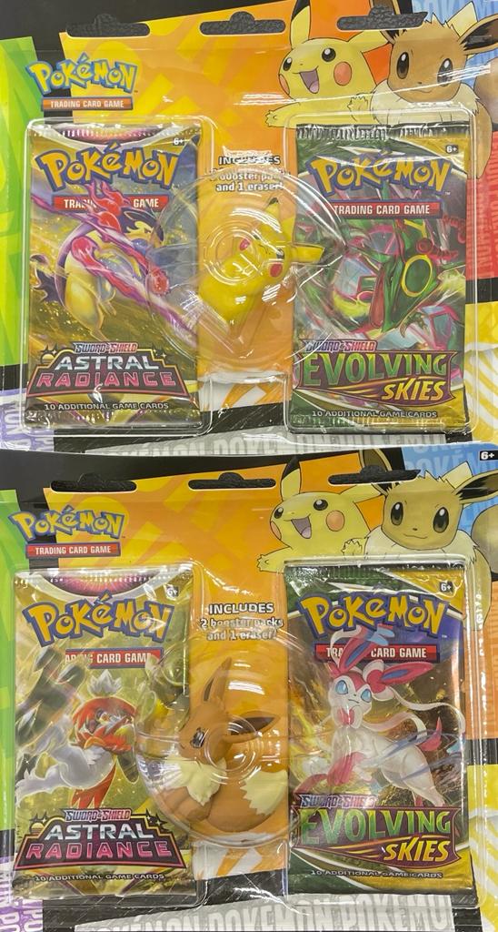Pokemon Back To School: Eraser Blister Pack