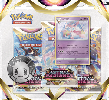 Pokemon SWSH10 Astral Radiance 3-Pack Blister - 0