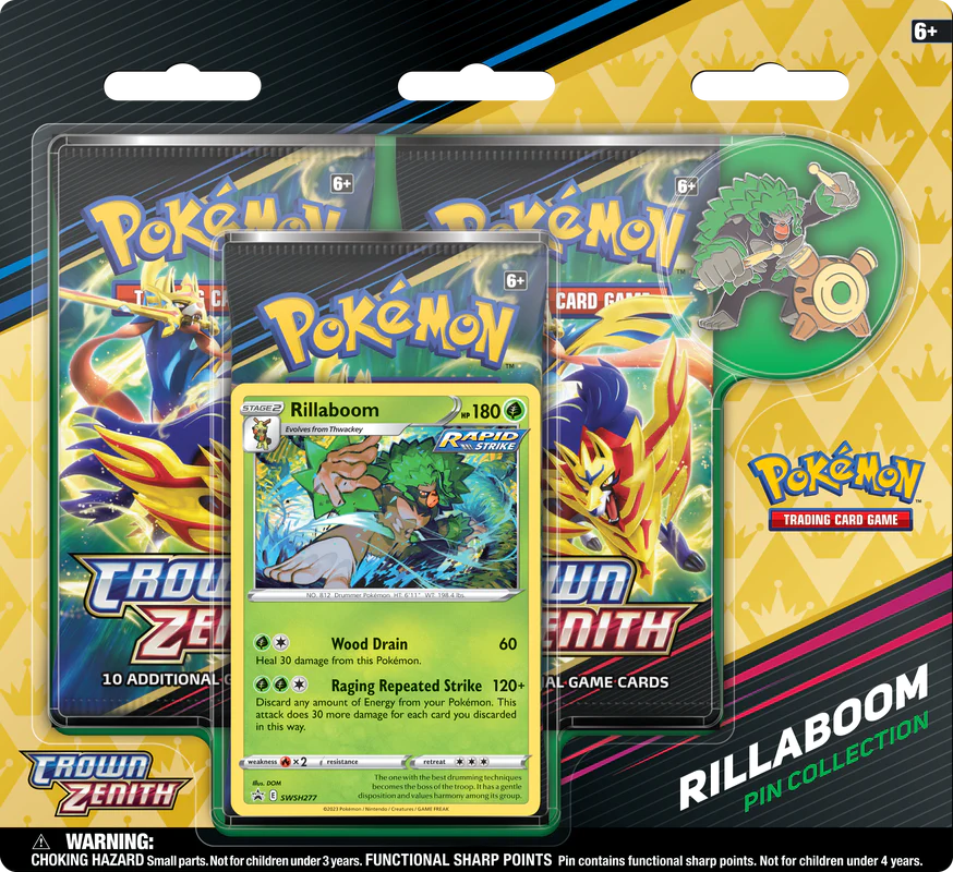 Pokemon SWSH12.5 Crown Zenith Pin Collection
