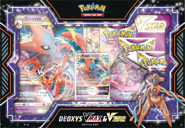 Pokemon Deoxys/Zeraora VMAX VSTAR Battle Box