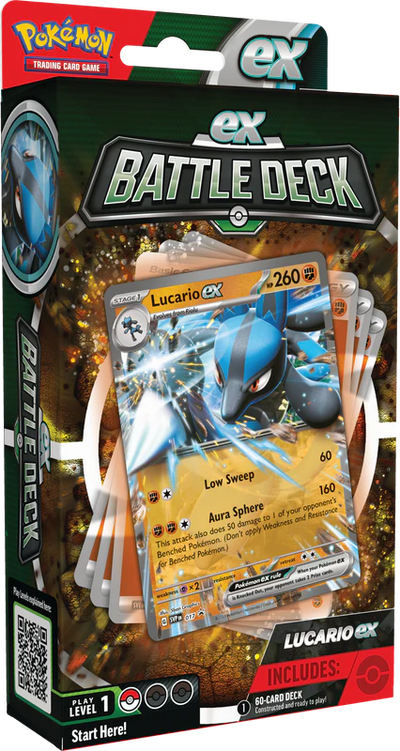 Pokemon Ampharos Ex/Lucario Ex Battle Deck - 0