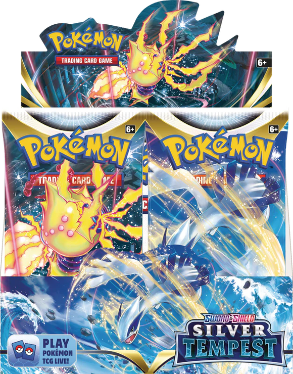 z Pokemon SWSH12 Silver Tempest SIX Booster Boxes