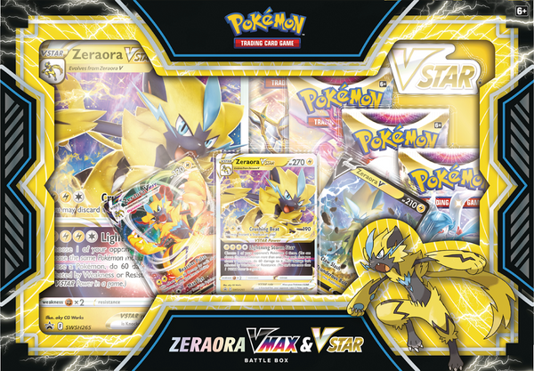 Pokemon Deoxys/Zeraora VMAX VSTAR Battle Box